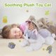 thumbnail image 3 of Gray Plush Cat Stuffed Animal Cat Realistic Toy Super Soft Kitten Cuddly Kitten Pet Kitty Fluffy Cat Soothing Hugging Sleeping Birthday Christmas, 3 of 5
