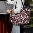 thumbnail image 7 of Daiia French Bulldog1 Beach Travel Bag - Water-Resistant Beach Bag, Lightweight Tote with 7 Pockets for Women and Men - Gym,Pool,Camping,Reusable Grocery Bag, 7 of 7