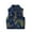 A Blue, variant on Big Boys & Girls Sleeveless Lapel Denim Vest Top（2-14）, Casual Buttoned Jacket Blue 2-3 Years