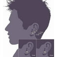 thumbnail image 6 of Ball Earrings 316L Surgical Steel Earrings Round Ball Stud Earrings Set for Women, 6 of 7
