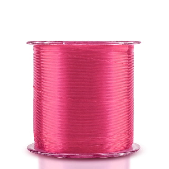500M Nylon Fishing Line Japanese Durable Monofilament Rock Sea dawa Fishing Line Thread Bulk Spool Pink 500M Number 7.0 (0.435mm)
