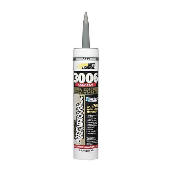 Hybrid Sealant, 10 oz, Cartridge, Gray, Hybrid Base, 3006 Ultra