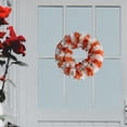 thumbnail image 3 of Corona floral de flores para puerta principal, de ratán de de 35 cm para sala de fiestas, decoración para hogar libre Magideal Corona floral, 3 of 7