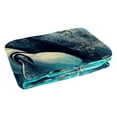 Whales Custom Microfiber Throw Blanket Soft and Warm Printed Blanket