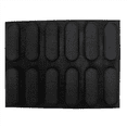 thumbnail image 3 of 4X Silicone Pan-Non-Stick Perforated French Bread Pan Forms,Hot Dog Molds , Baking Liners Mat Bread Mould, 3 of 5