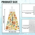 thumbnail image 7 of SEANATIVE Flowers Hand Towels with Hanging Loops Absorbent Hand Tie Towel Fast Drying Hand Towels for Wiping Hands Machine Washable Hang Towel for Home Bathroom Kitchen Decor 2 Piece, 7 of 7