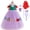 C, variant on Girls Mermaid Princess Dress Halloween Costume Dress up for Ariel 3-4 Year