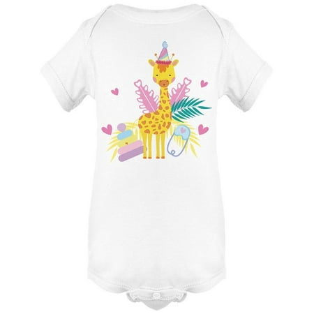 

Cute And Little Giraffe Bodysuit Infant -Image by Shutterstock 6 Months