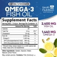 thumbnail image 2 of Aceite de pescado Omega 3 de Supplement Health Nutrition Naturals 2400 mg, 2 of 9