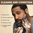 thumbnail image 3 of JVR Beard Wash & Conditioner & Silicone Beard Brush Gift Set with Coconut, Aloe, 3 Piece, (6.7oz), 3 of 10