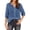 Blue, variant on Plus Size Tshirts for Women Linen Shirt Embroidered Sleeves Chiffon Collar Elegant Casual Blouse Summer Summer Tops for Women 2026 Green XXXL