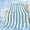 Cyan, variant on Red Striped Cooling Blanket for Hot Sleepers, Soft Breathable Cool Summer Blanket for Night Sweats, Christmas Farmhouse Red White Stripes Lightweight Ice Silk Sofa Throw Blankets All Season 30"x40"