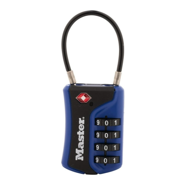 Candado de Combinación Numérico Master Lock TSA Colores Variados