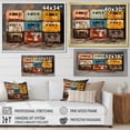 thumbnail image 4 of Designart "Tape Journey Cassette Tapes I" Music Floater Framed Canvas Print, 4 of 7