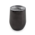 thumbnail image 3 of Bar340 by Cambridge 12 oz Stemless Wine Double-Walled Tumbler with Lid, Black, 3 of 12