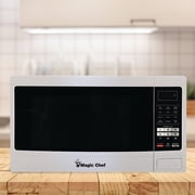 Magic Chef MCM1611W 1.6 Cu Ft Countertop Microwave Oven, 1100 Watts, White