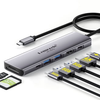 Dell 6-in-1 Laptop PC Universal Expansion Connector: USB-C