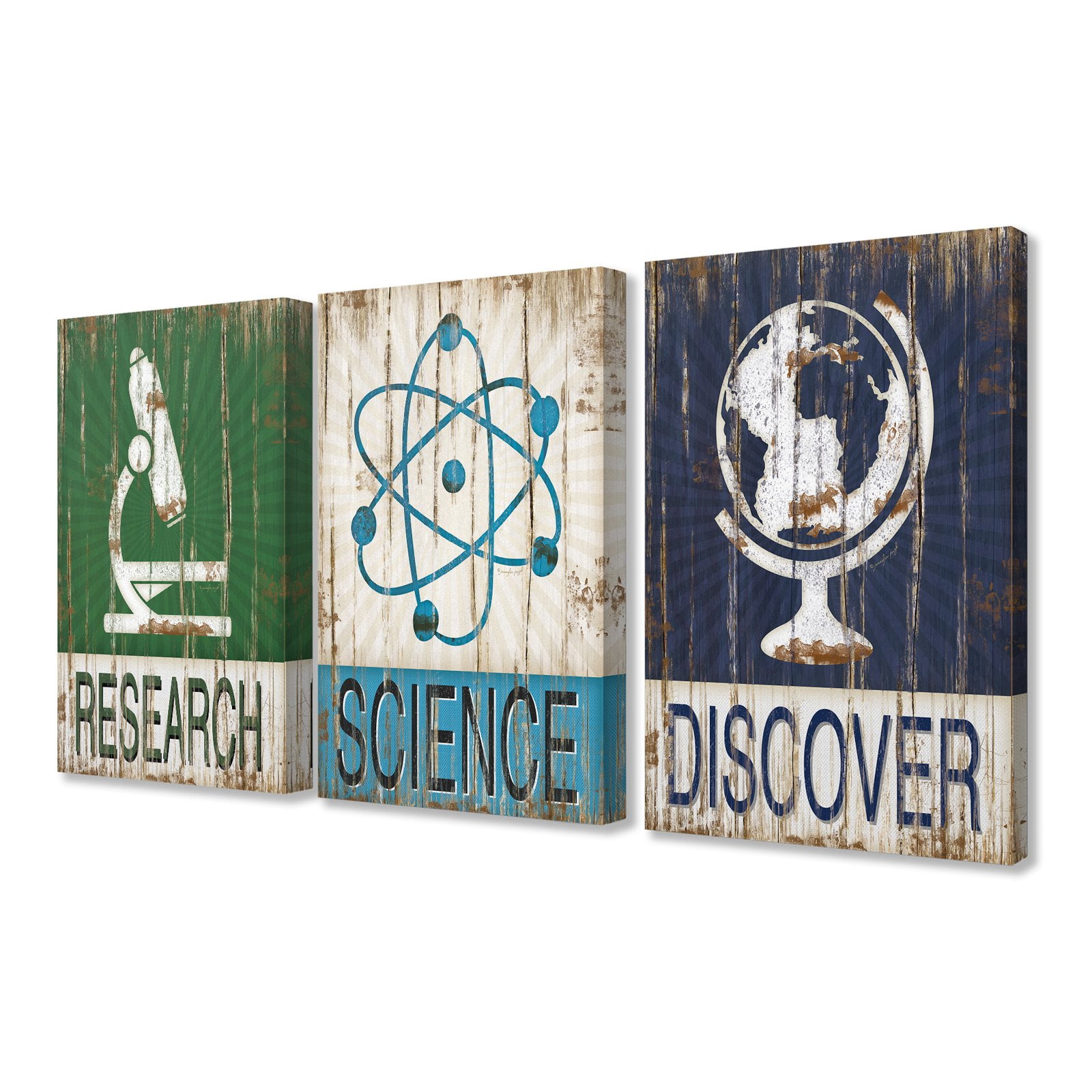 The Kids Room By Stupell Kids MDF Wall Plaques, Set of 3