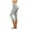 Gray, variant on qolati Capris Leggings for Women Casual High Waist Workout Yoga Pants Lightweight Knee Length Soft Running Joggers Sweatpants