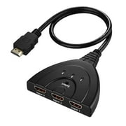 3 HDMI Ports In and 1 HDMI Out Full HD 1080P HDMI Switch 3D Display