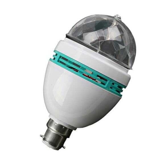 TechWave B22 E27 Colorful Rotating Stage RGB LED Light Bulb Flashing Disco DJ KTV Lamp Short String of Christmas Lights Icicle Christmas Lights Indoor Battery Outdoor Christmas Deer Lights Bulb Lights
