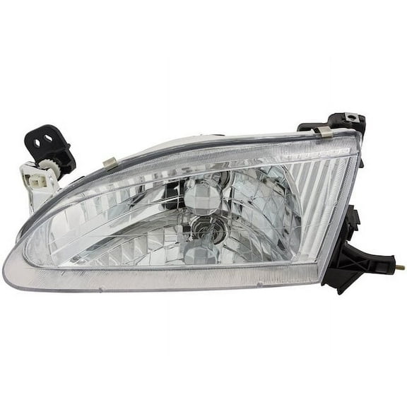Left Headlight Assembly - Compatible with 1998 - 2000 Toyota Corolla 1999