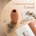 thumbnail image 3 of Unique Bargains Small Ceramic Modern Vase Matte Decorative Flower Vase for Desktop Orange, 3 of 6