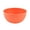 Orange, variant on Eolstice 1Pack Round Plastic Bowl, Lightweight Portable Soup Dessert Salad Bowl, Easy Clean Circular Rice Bowl for Picnic Snack Camping