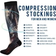 thumbnail image 4 of FREEAMG Cool Wolf Compression Socks for Women and Men(1Pairs)-Best Support for Running, Athletic, Nursing, Travel, 4 of 7