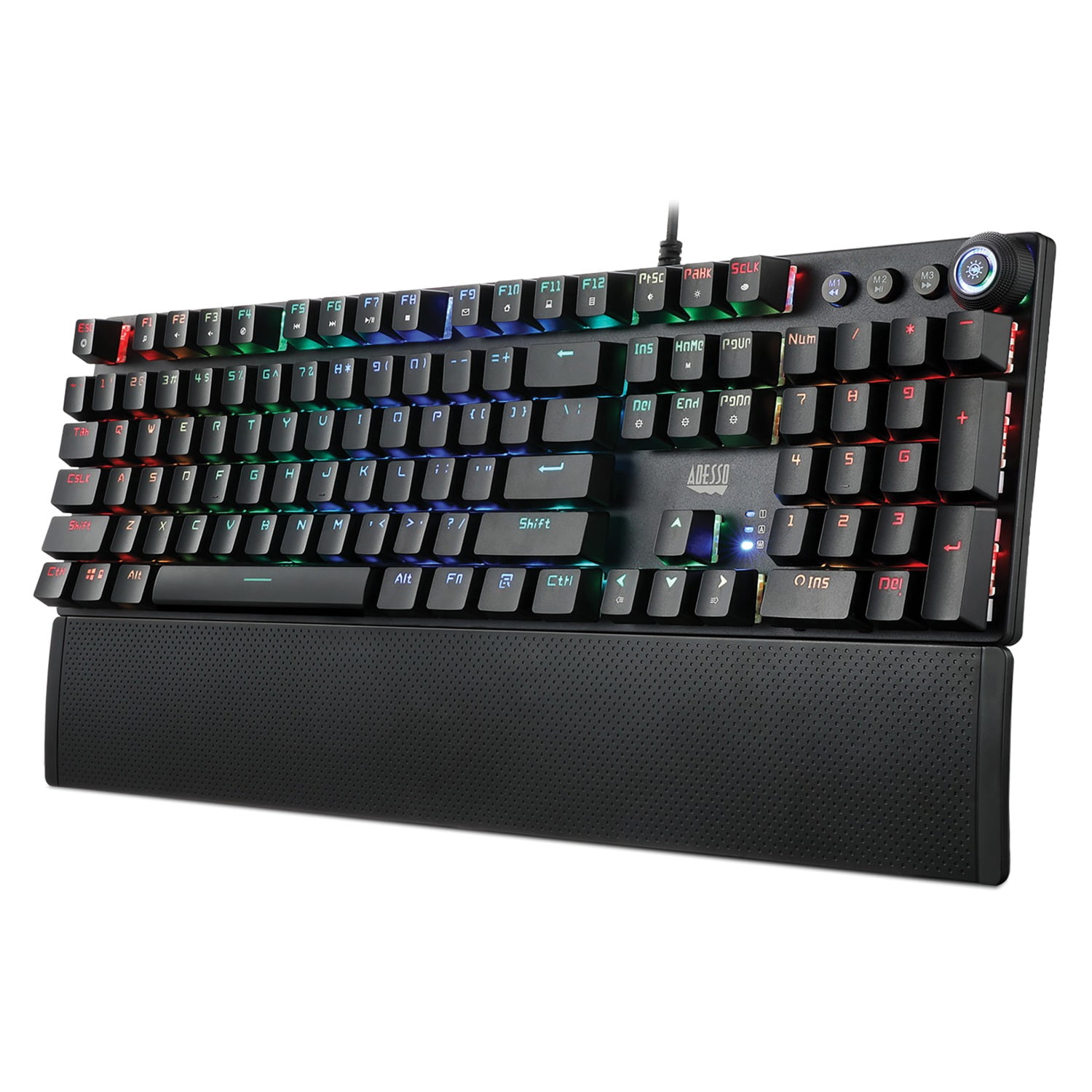 Adesso EasyTouch 650EB RGB Programmable Mechanical Gaming Keyboard with
