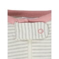 thumbnail image 4 of Gerber Baby Girls Organic Cotton Zip-Up Sleep 'N Play Pajamas, 2-Pack, 4 of 6