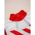 thumbnail image 4 of Alvivi Kids Girls Christmas Candy Cane Costumes Sleeveless Dance Tutu Dress Skating Leotards Skirts Red 14, 4 of 7