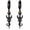 Scorpion Sword, variant on Animal Earrings 925 Sterling Silver French Bulldog Scorpion Fox Wolf Earrings Jewelry Anniversary Birthday Christmas Gifts for Women Men