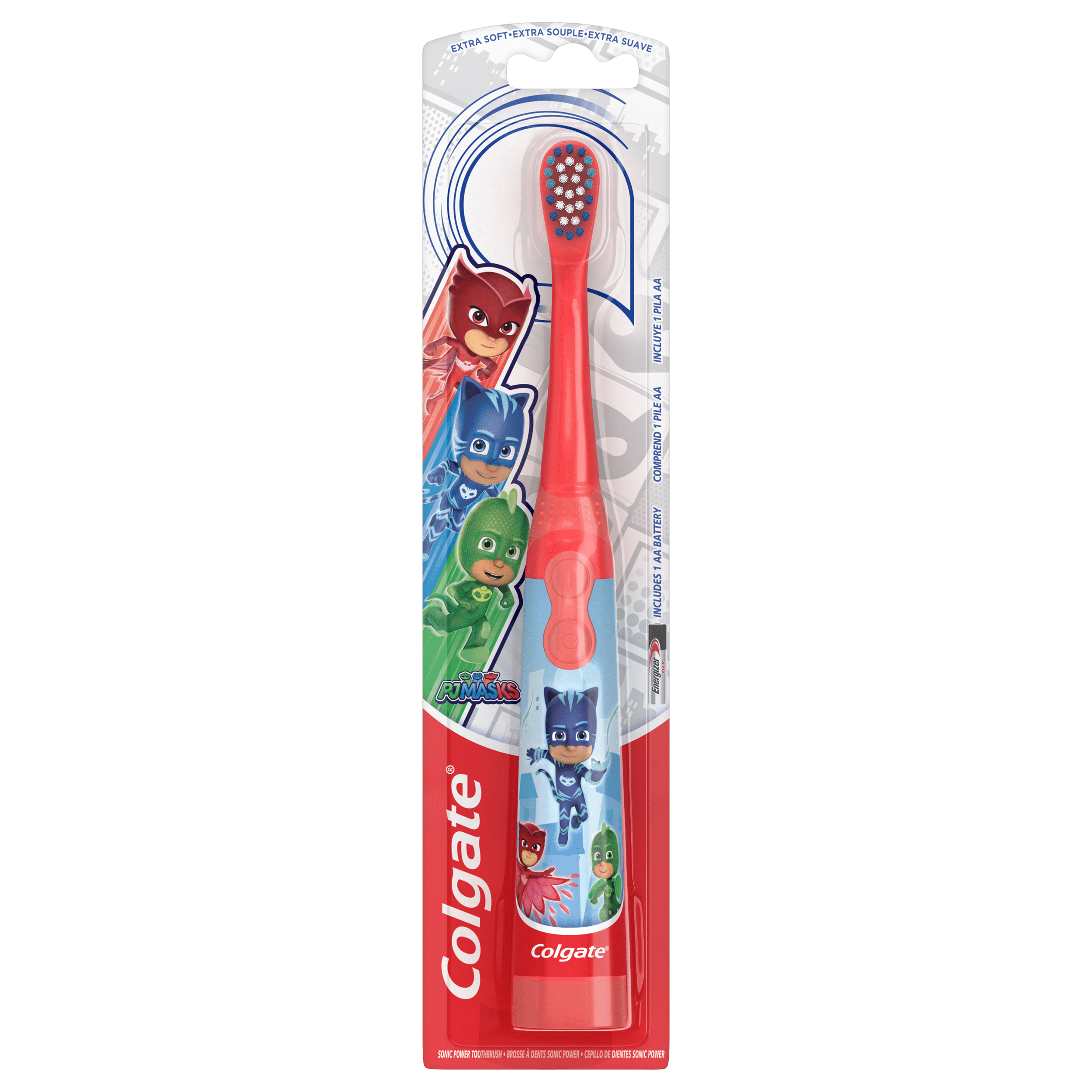 Colgate Kids Battery Powered Toothbrush, PJ Masks, 1 Count