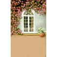 thumbnail image 2 of GreenDecor 5x7ft Mother's Day Background Photography Backdrop Brick Wall with Rose Flower Backdrops, 2 of 4