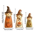 thumbnail image 4 of Fall Decorations Vintage Wooden Scarecrow Set 2D Planar Decoration for Wall Porch Desktop Yard Garden Thanksgiving Halloween Indoor Home Decor(3Pcs), 4 of 6