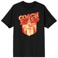 thumbnail image 6 of Ted Lasso Coach Beard on Shield Men's Black Graphic Tee-Large, 6 of 7