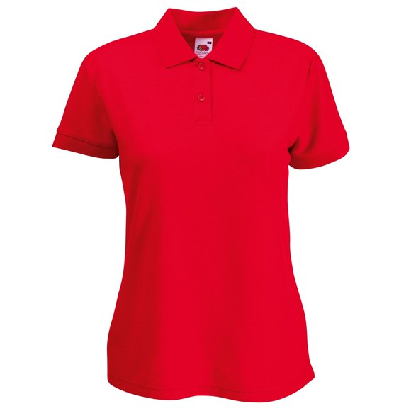 Fruit Of The Loom Polo à Manches Courtes Coupe Féminine pour Femmes