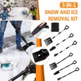 thumbnail image 1 of Vaidha 3-In-1 Snow Removal Kit Multifunctional Portable Detachable Snow Removal Tool, 1 of 9