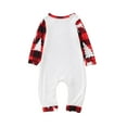 thumbnail image 3 of LSLJS Christmas Pajamas Pyjamas de Noël Assortis pour la Famille, Ensemble Assorti, Pjs de Noël pour la Famille, Ensemble Haut à Carreaux Rouges et Pantalon Long, Ensemble de Nuit pour les Fêtes, 3 of 5