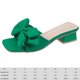 thumbnail image 2 of Sandalias planas con lazo para mujer sandalias cuadradas con punta abierta color sólido para viajes al aire libre, 2 of 9