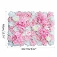 thumbnail image 3 of 12 Pcs Rose Flower Wall Panels Artificial Silk Wedding Party Home Floral Background Photography Venue Decor, 3 of 14