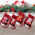 thumbnail image 2 of Cateissary Calcetín de Navidad, regalo con estampado de Claus, bolsa de dulces, bolsa de embalaje múltiple, fotografía de árbol para niños, Kits de decoración para fiestas Llevar, 2 of 6