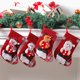 thumbnail image 2 of Bewildely Calcetín de Navidad Muñeco de nieve Papá Noel Elk Regalo de tela Bolsa de dulces Embalaje múltiple Bolsa Colgando Fotografía Vacaciones Kits de decoración para fiestas Llevar Bewildely HA070558-04, 2 of 6
