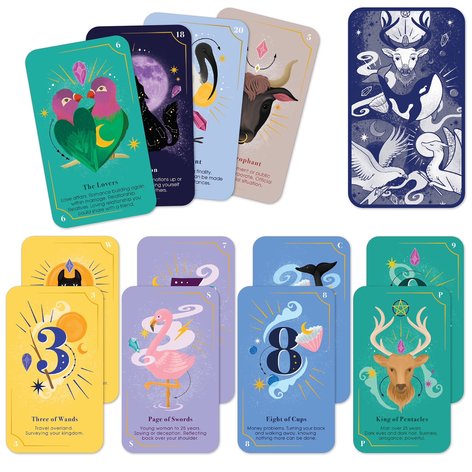 Elevate - Tarot Kit - Arcana and Readings for Adults - History and Origins of Tarot - Mental Health and Self Care Essentials - Tarot Cards - Adult Hobbies - Discover Divination