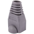 thumbnail image 4 of Ethernet Gray Rubber RJ45 Connector Boots Cover Case Protector 50 pieces, 4 of 8