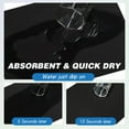 thumbnail image 3 of Okaka Coffee Mat & Dish Drying Mat - Quick Dry, Stain Absorbent (Black, 16"x 24"), 3 of 8