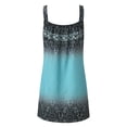 thumbnail image 6 of Summer Dresses For Women 2024 Plus Size Print Daily Casual Sleeveless Vintage Bohemian O Neck Maxi Dress Simple T-Shirt Loose Dress, 6 of 6