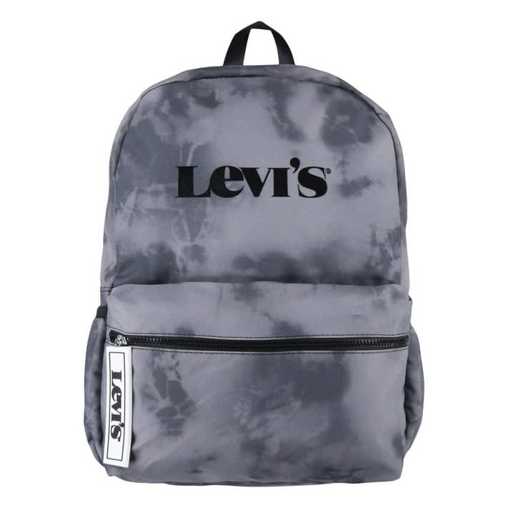 Levi's Unisex Adult Classic Logo Backpack, Black Tie Dye 
