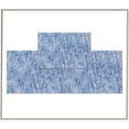 thumbnail image 3 of Essential 2-Piece Bathroom Contour and Toilet Lid Cover Set, Plush Microfiber Contour Rug and Non-Slip Toilet Lid Cover, Ultra Absorbent, Quick-Dry, Machine Washable, Blue, 3 of 9